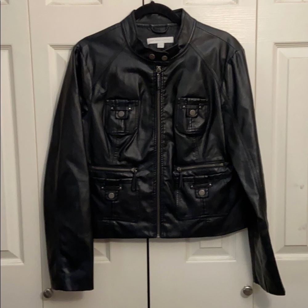 New York & Company Leather Jacket
